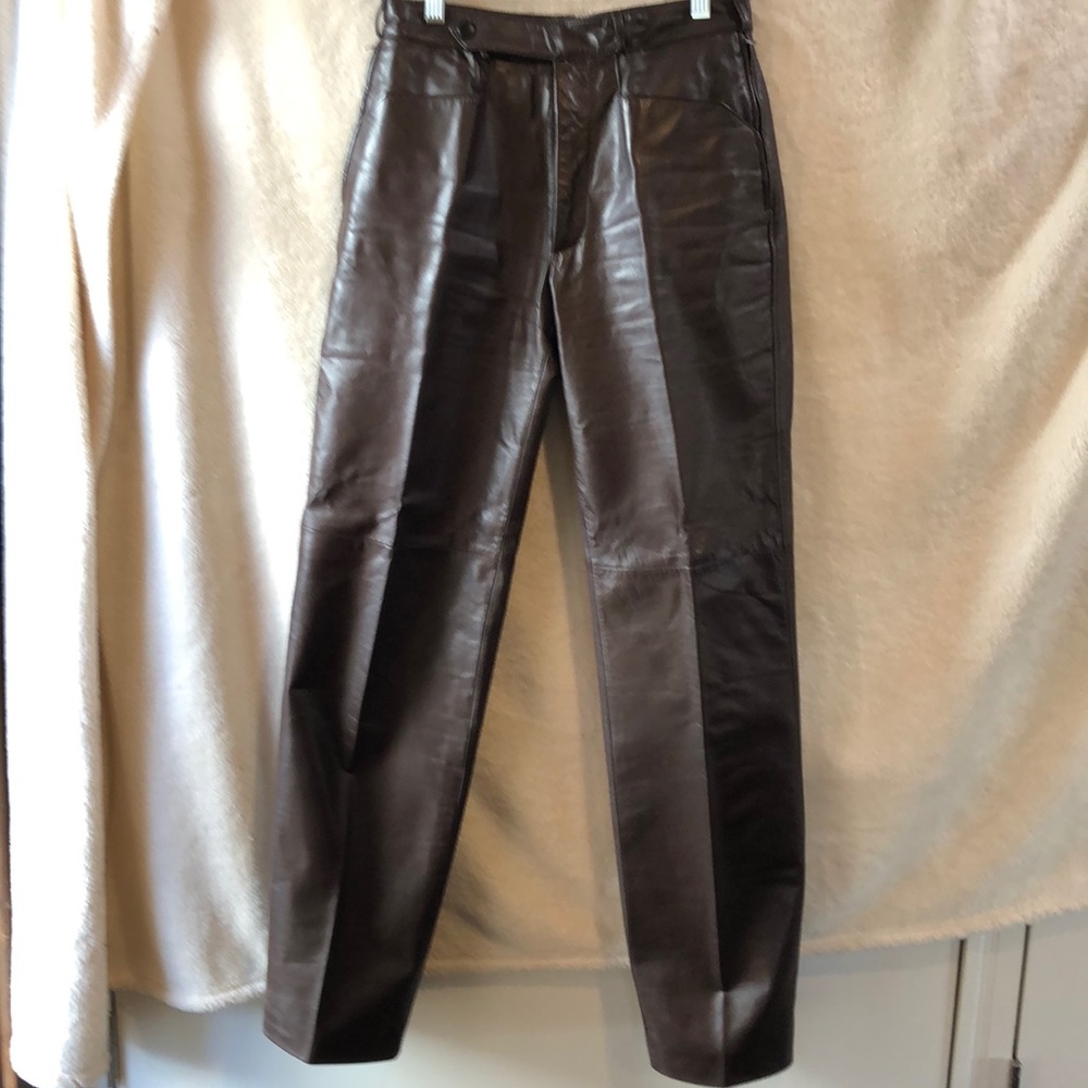 RAFFAELO 100 percent leather pants